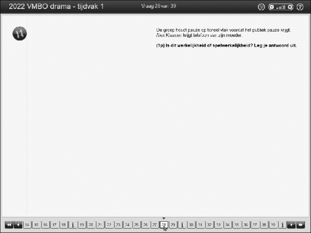 Opgaven examen VMBO GLTL drama 2022, tijdvak 1. Pagina 32