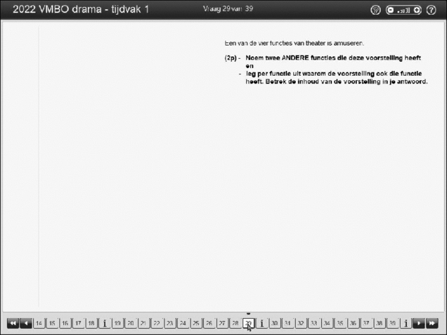 Opgaven examen VMBO GLTL drama 2022, tijdvak 1. Pagina 33
