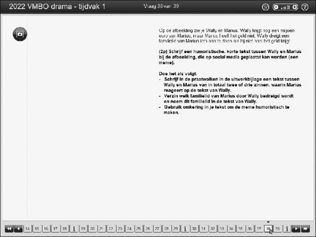 Opgaven examen VMBO GLTL drama 2022, tijdvak 1. Pagina 43
