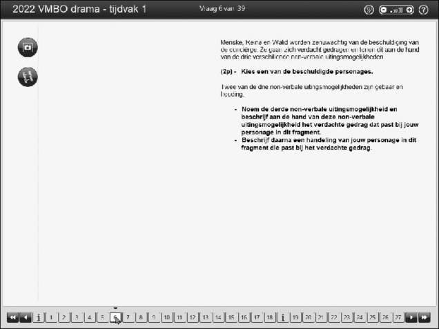 Opgaven examen VMBO GLTL drama 2022, tijdvak 1. Pagina 9