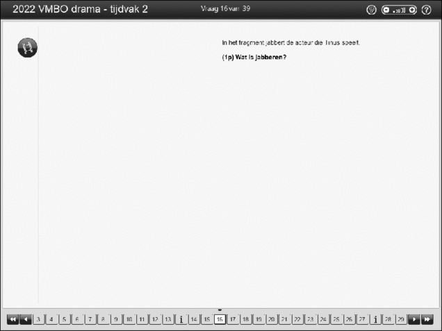 Opgaven examen VMBO GLTL drama 2022, tijdvak 2. Pagina 21
