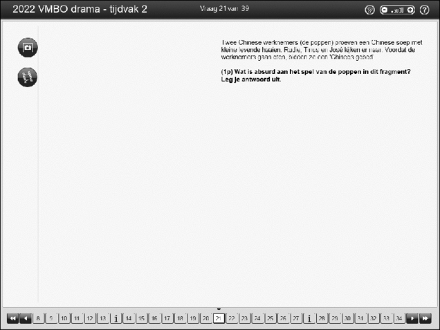 Opgaven examen VMBO GLTL drama 2022, tijdvak 2. Pagina 26