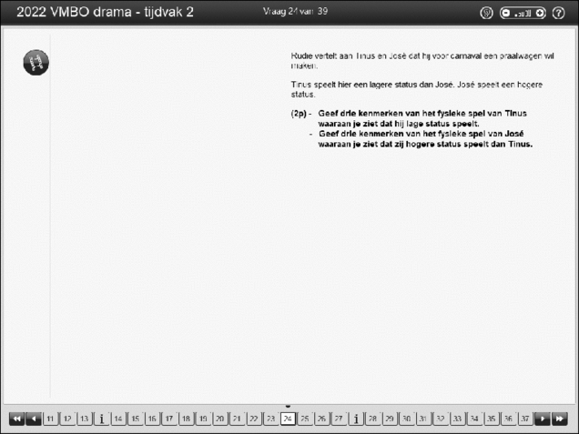 Opgaven examen VMBO GLTL drama 2022, tijdvak 2. Pagina 29