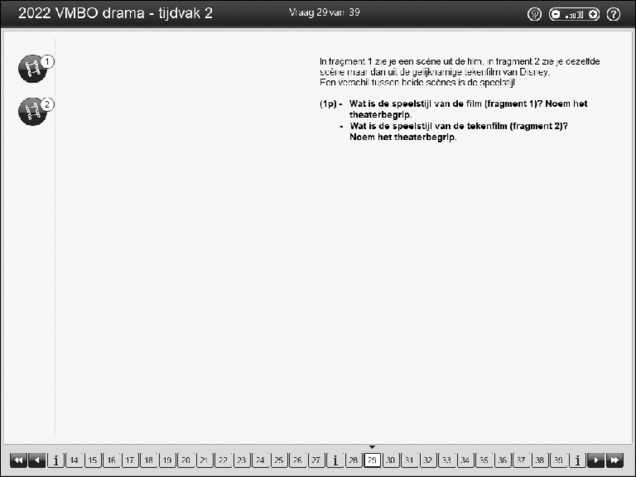 Opgaven examen VMBO GLTL drama 2022, tijdvak 2. Pagina 35
