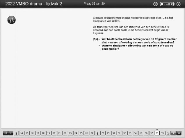 Opgaven examen VMBO GLTL drama 2022, tijdvak 2. Pagina 44