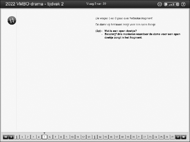Opgaven examen VMBO GLTL drama 2022, tijdvak 2. Pagina 9
