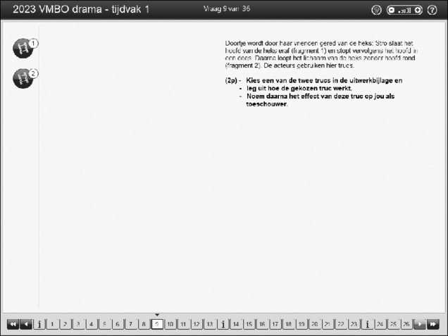 Opgaven examen VMBO GLTL drama 2023, tijdvak 1. Pagina 12