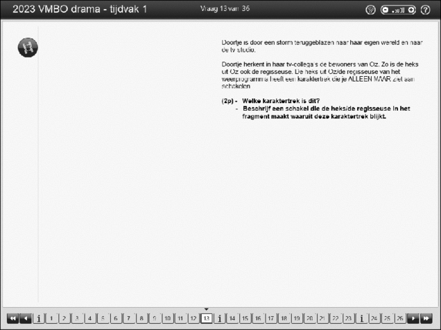 Opgaven examen VMBO GLTL drama 2023, tijdvak 1. Pagina 16
