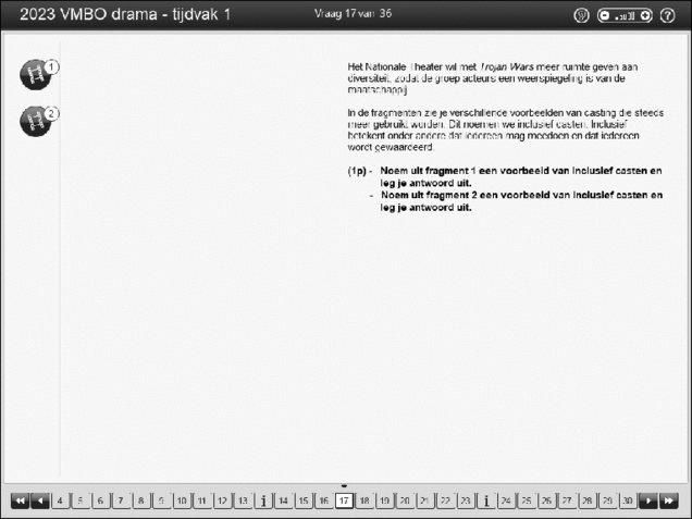 Opgaven examen VMBO GLTL drama 2023, tijdvak 1. Pagina 21