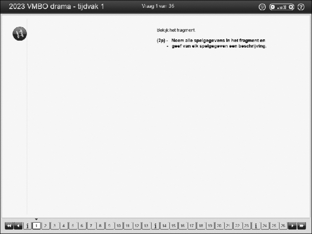 Opgaven examen VMBO GLTL drama 2023, tijdvak 1. Pagina 4