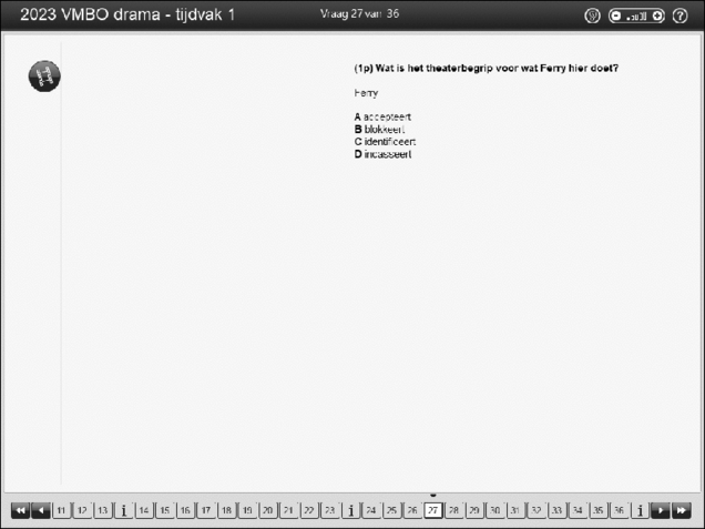 Opgaven examen VMBO GLTL drama 2023, tijdvak 1. Pagina 32