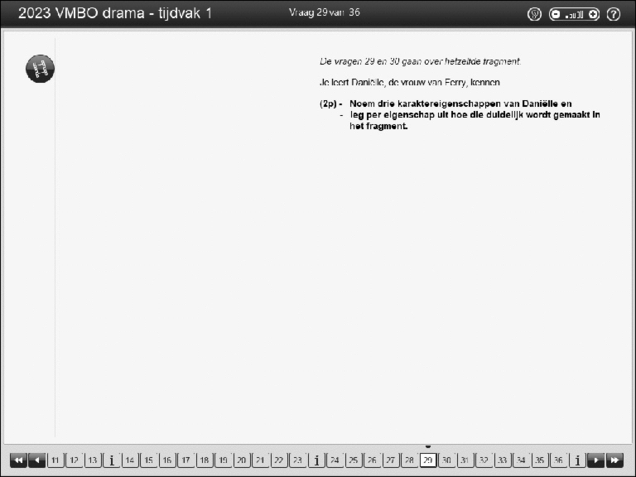 Opgaven examen VMBO GLTL drama 2023, tijdvak 1. Pagina 34