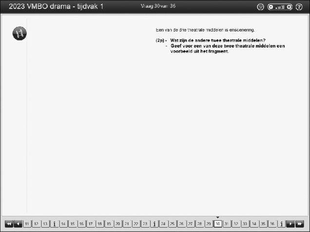 Opgaven examen VMBO GLTL drama 2023, tijdvak 1. Pagina 35