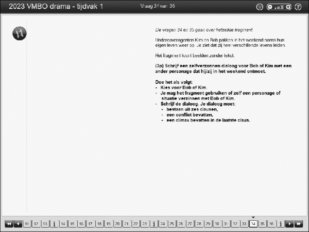 Opgaven examen VMBO GLTL drama 2023, tijdvak 1. Pagina 39