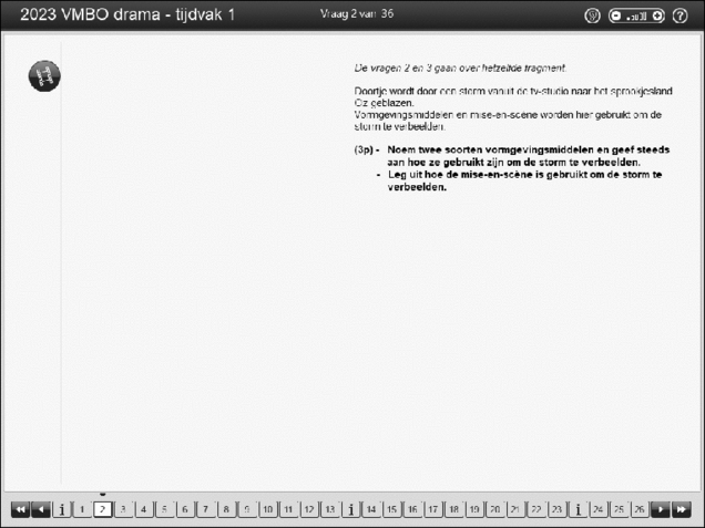 Opgaven examen VMBO GLTL drama 2023, tijdvak 1. Pagina 5
