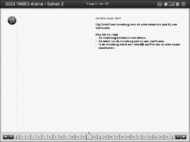 Opgaven examen VMBO GLTL drama 2023, tijdvak 2. Pagina 16