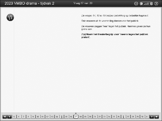 Opgaven examen VMBO GLTL drama 2023, tijdvak 2. Pagina 21