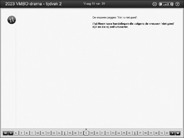 Opgaven examen VMBO GLTL drama 2023, tijdvak 2. Pagina 22