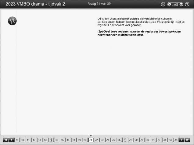 Opgaven examen VMBO GLTL drama 2023, tijdvak 2. Pagina 25