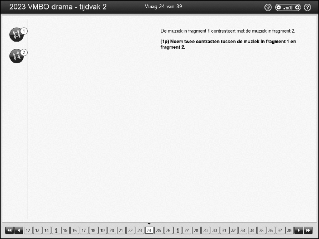 Opgaven examen VMBO GLTL drama 2023, tijdvak 2. Pagina 28