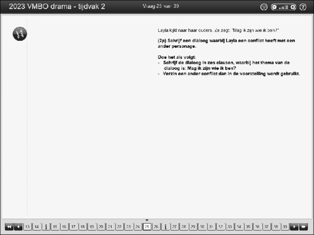 Opgaven examen VMBO GLTL drama 2023, tijdvak 2. Pagina 29