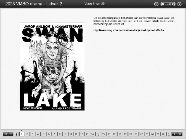 Opgaven examen VMBO GLTL drama 2023, tijdvak 2. Pagina 4