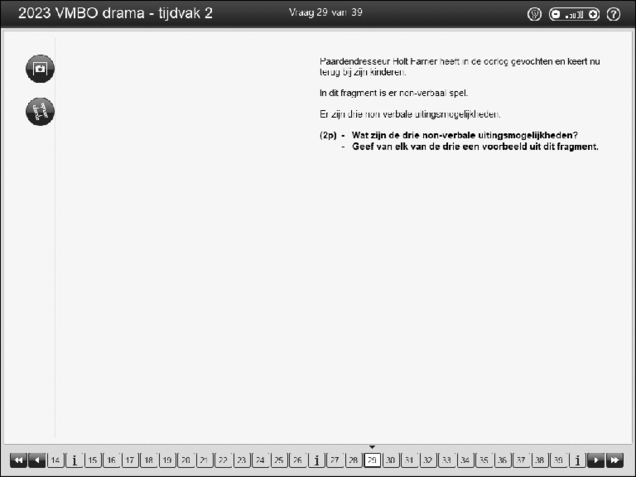 Opgaven examen VMBO GLTL drama 2023, tijdvak 2. Pagina 34