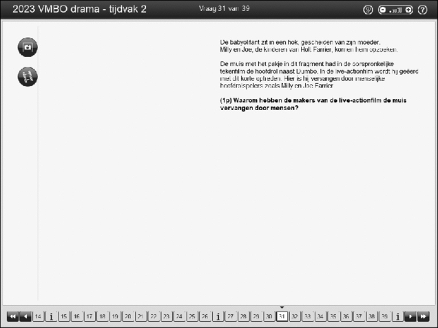 Opgaven examen VMBO GLTL drama 2023, tijdvak 2. Pagina 36