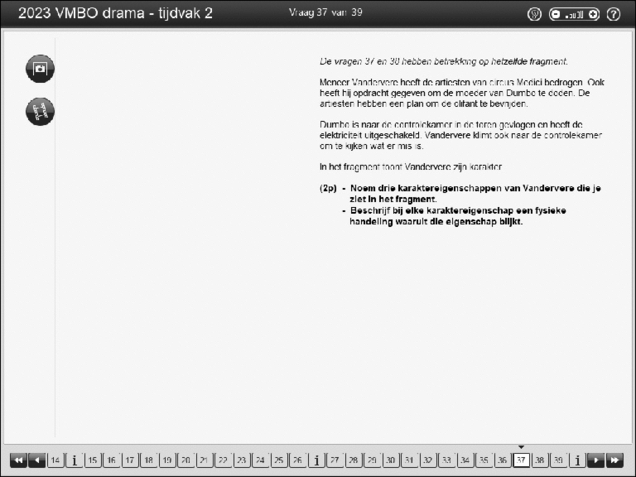 Opgaven examen VMBO GLTL drama 2023, tijdvak 2. Pagina 42