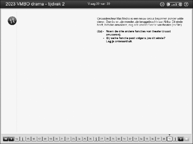 Opgaven examen VMBO GLTL drama 2023, tijdvak 2. Pagina 44