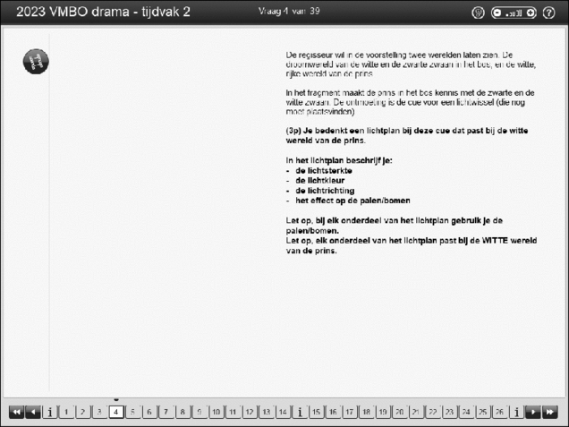 Opgaven examen VMBO GLTL drama 2023, tijdvak 2. Pagina 7