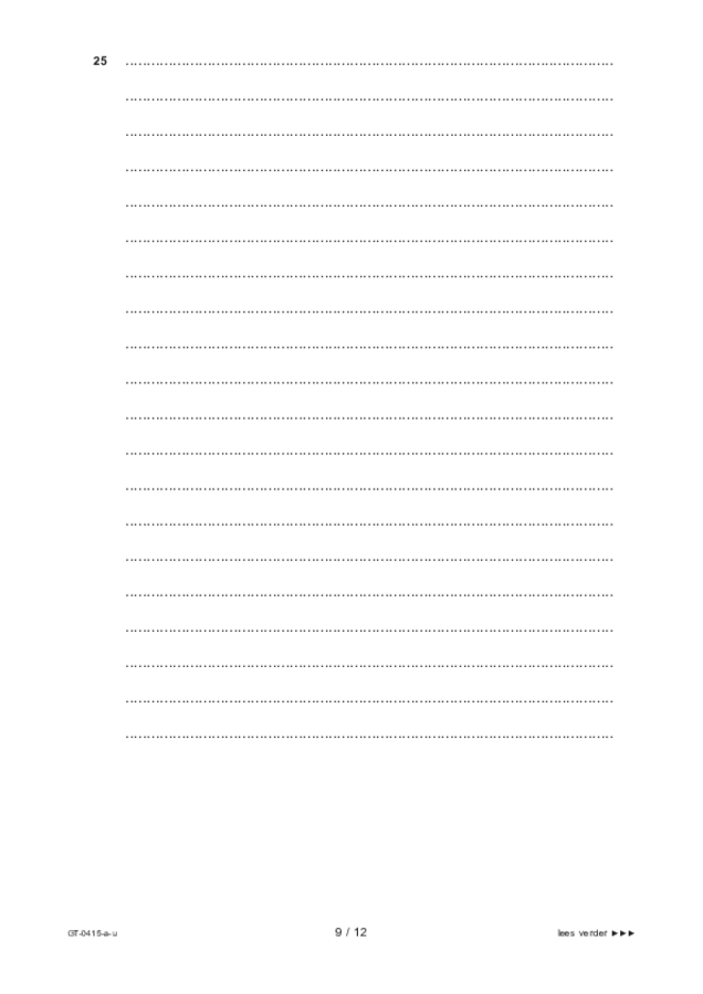 Uitwerkbijlage examen VMBO GLTL drama 2023, tijdvak 2. Pagina 9