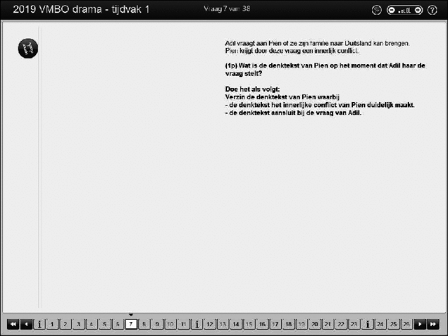 Opgaven examen VMBO GLTL drama 2019, tijdvak 1. Pagina 11