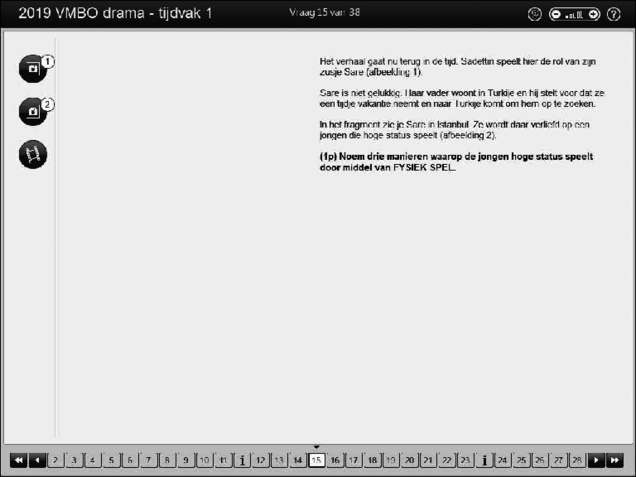Opgaven examen VMBO GLTL drama 2019, tijdvak 1. Pagina 20