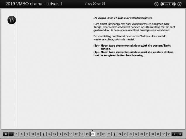 Opgaven examen VMBO GLTL drama 2019, tijdvak 1. Pagina 25
