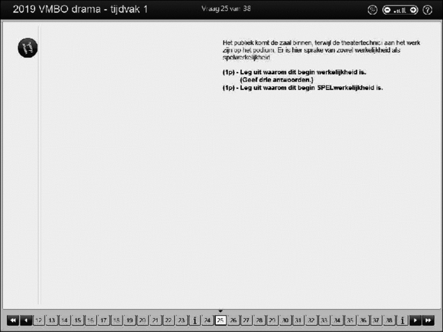 Opgaven examen VMBO GLTL drama 2019, tijdvak 1. Pagina 31