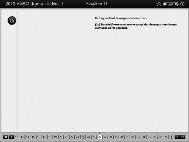 Opgaven examen VMBO GLTL drama 2019, tijdvak 1. Pagina 32