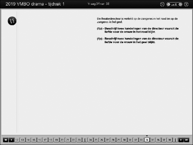 Opgaven examen VMBO GLTL drama 2019, tijdvak 1. Pagina 40