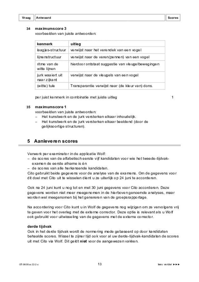 Correctievoorschrift examen VMBO GLTL beeldende vakken 2022, tijdvak 2. Pagina 13