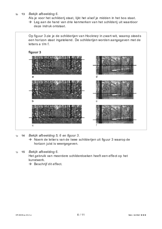 Opgaven examen VMBO GLTL beeldende vakken 2022, tijdvak 2. Pagina 6