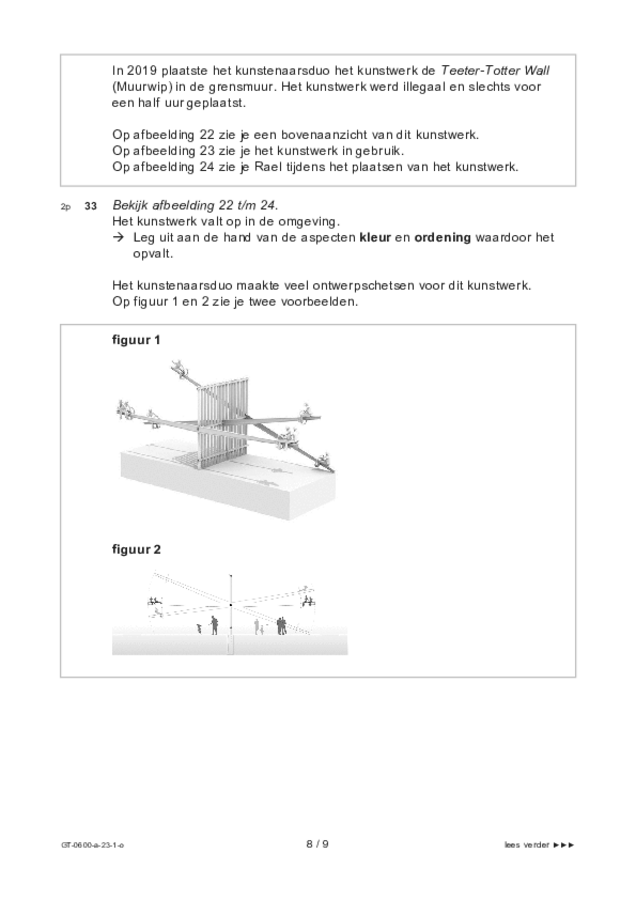Opgaven examen VMBO GLTL beeldende vakken 2023, tijdvak 1. Pagina 8