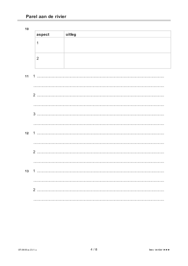 Uitwerkbijlage examen VMBO GLTL beeldende vakken 2023, tijdvak 1. Pagina 4