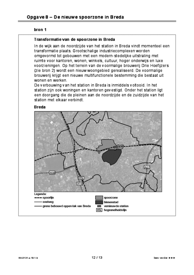 Bijlage examen HAVO aardrijkskunde 2018, tijdvak 1. Pagina 12