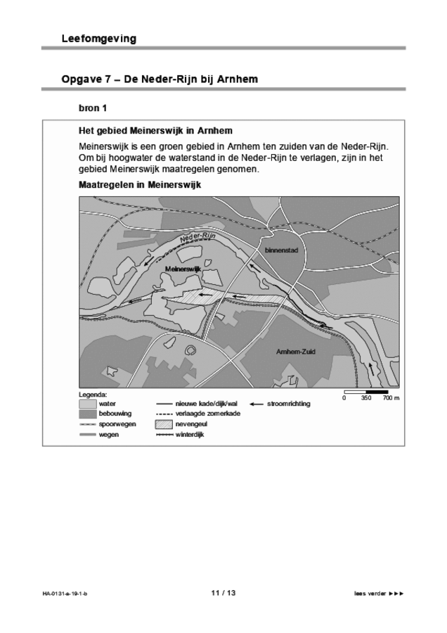 Bijlage examen HAVO aardrijkskunde 2019, tijdvak 1. Pagina 11
