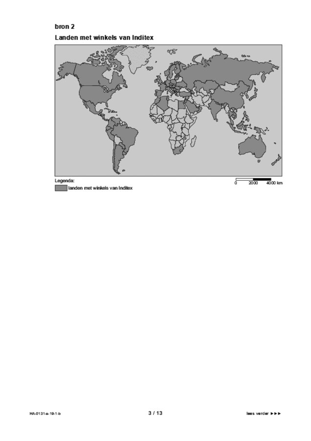 Bijlage examen HAVO aardrijkskunde 2019, tijdvak 1. Pagina 3