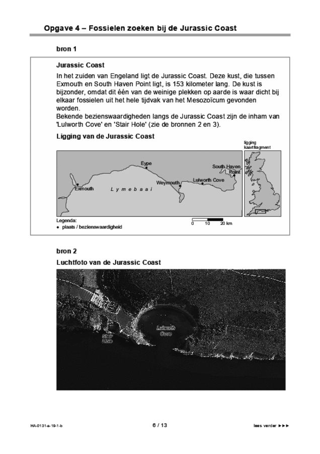 Bijlage examen HAVO aardrijkskunde 2019, tijdvak 1. Pagina 6