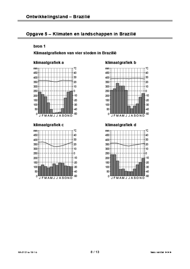 Bijlage examen HAVO aardrijkskunde 2019, tijdvak 1. Pagina 8