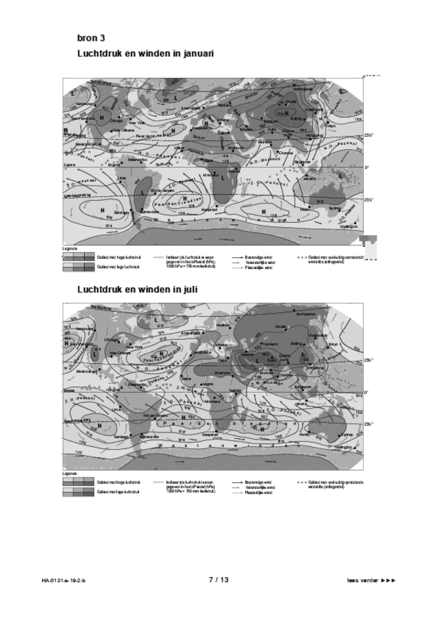 Bijlage examen HAVO aardrijkskunde 2019, tijdvak 2. Pagina 7