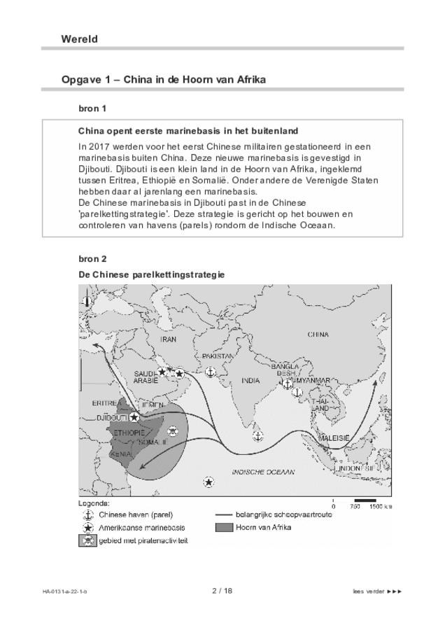 Bijlage examen HAVO aardrijkskunde 2022, tijdvak 1. Pagina 2