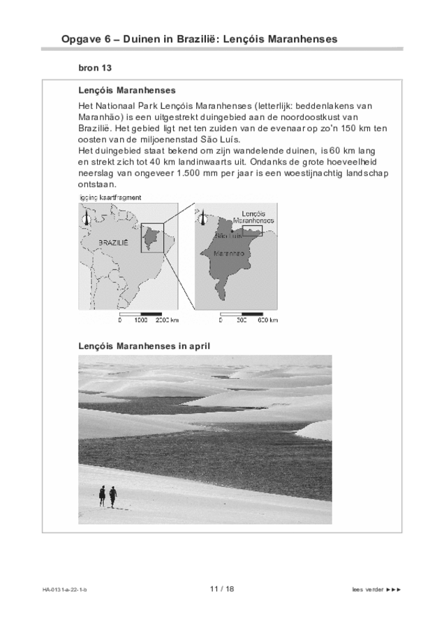 Bijlage examen HAVO aardrijkskunde 2022, tijdvak 1. Pagina 11